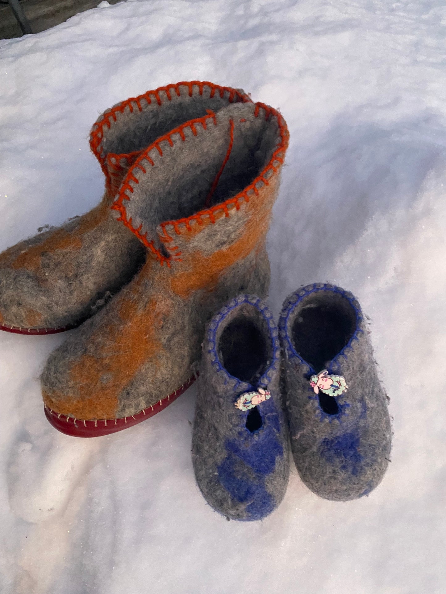 Kurs i toving av tøfler og nålefilting fredag 4.7 og lørdag 5.7.2025