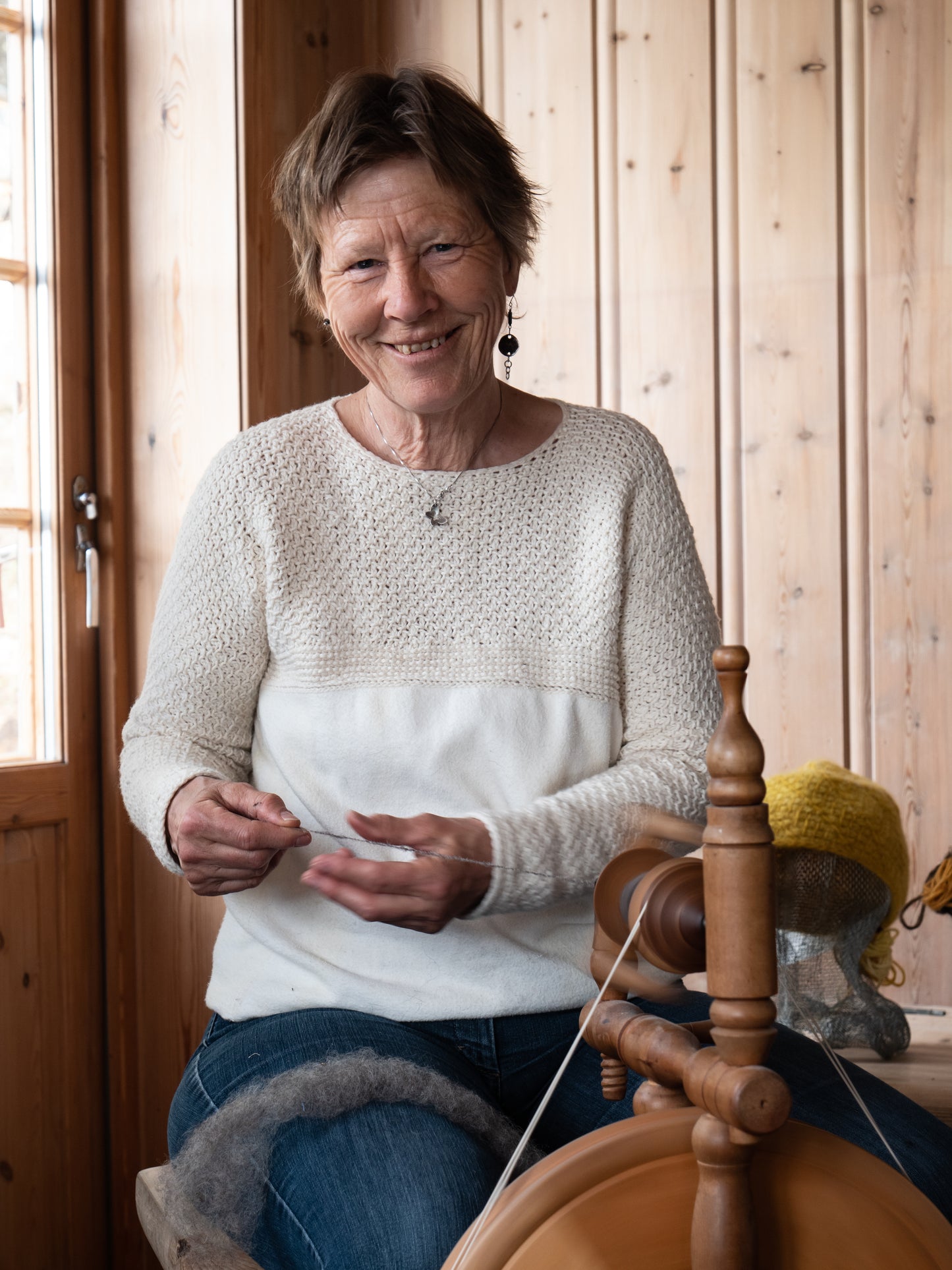 Kurs i spinning på rokk med Bjørg Schultz og Mari Else Graffer lørdag 5.7 og 6.7.2025